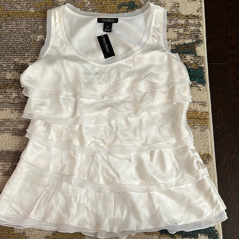 White House Black Market Silk Blouse